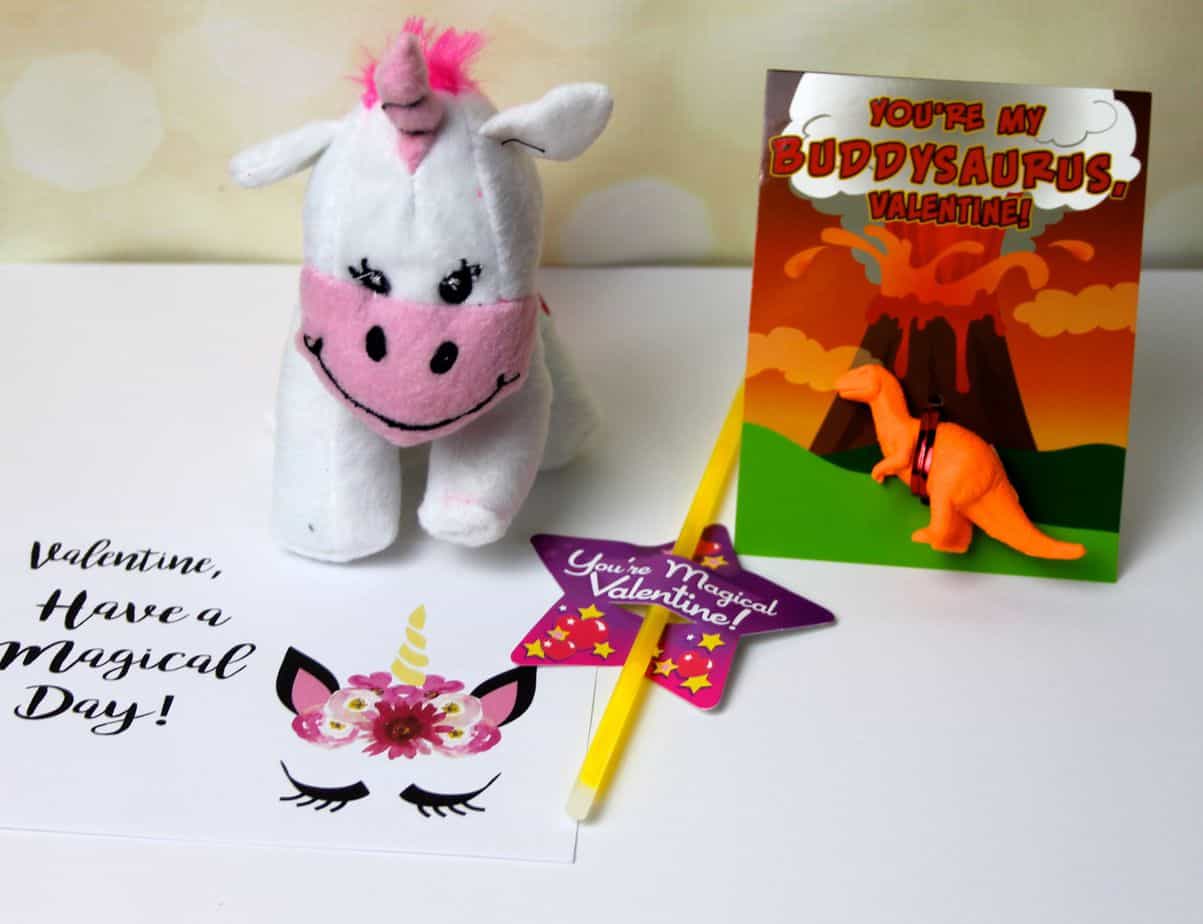 free unicorn printable valentine's day card