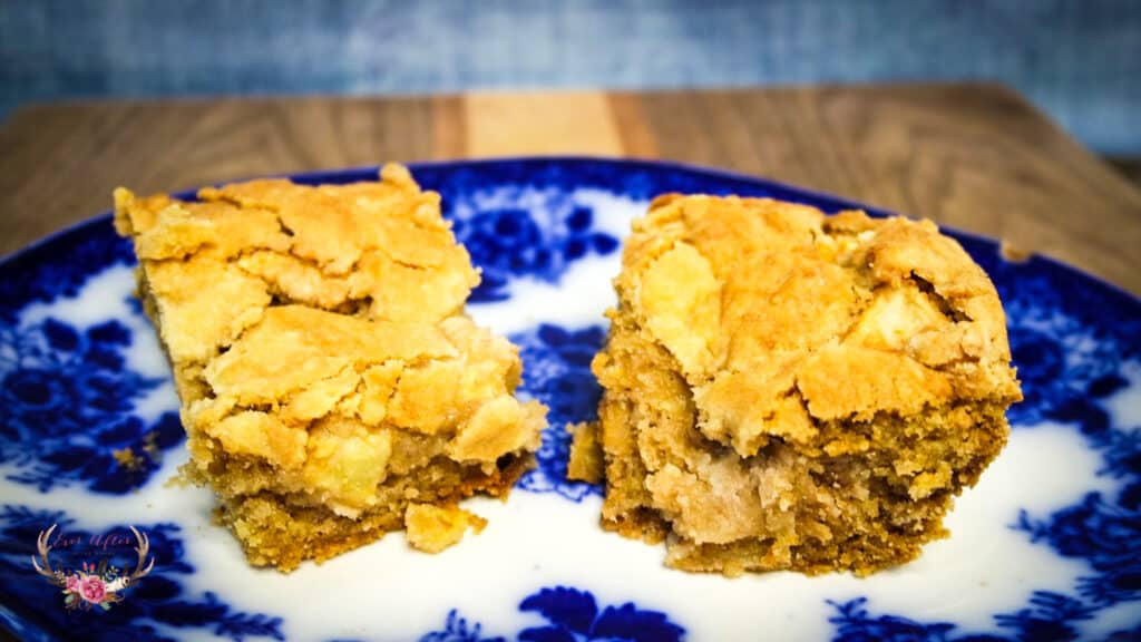 one bowl apple bars