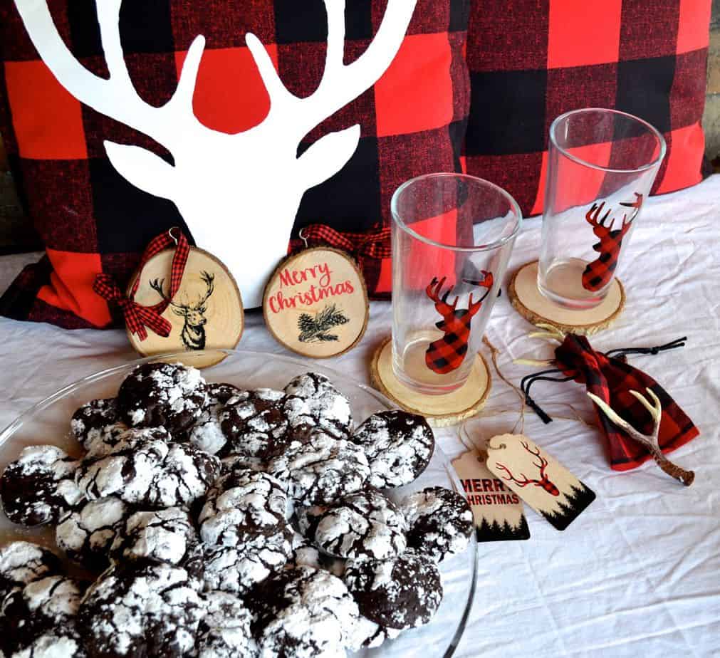 buffalo plaid cookie swap