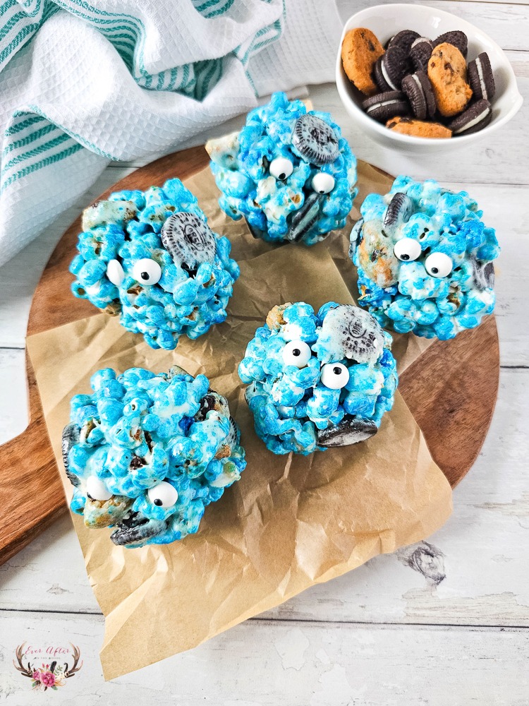 kids party popcorn recipe | cookie monster