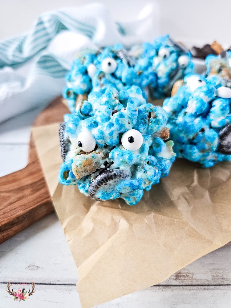 kids party popcorn recipe | cookie monster