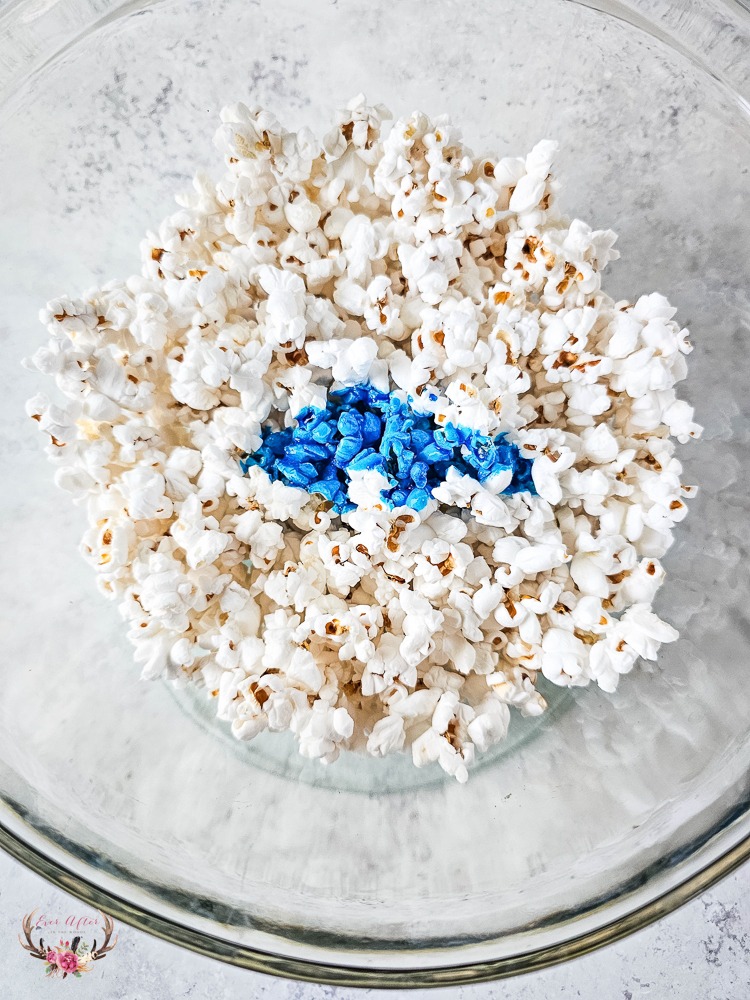 kids party popcorn recipe | cookie monster