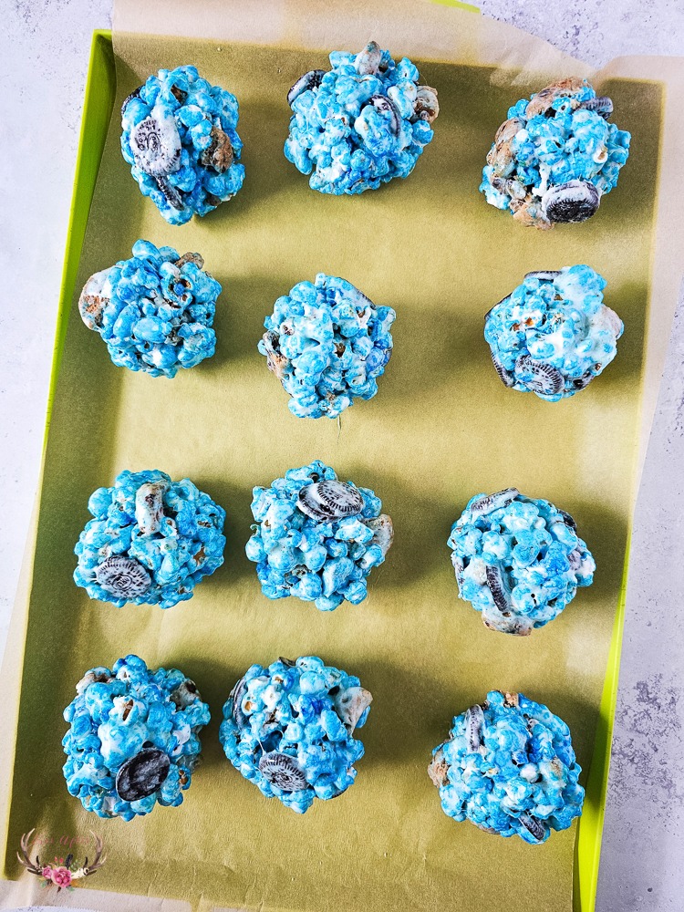 kids party popcorn recipe | cookie monster