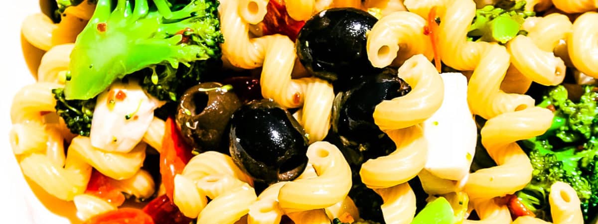 easy italian pasta salad no mayonnaise