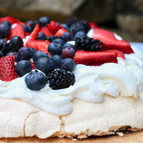 Berry Pavlova Dessert - Ever After in the Woods