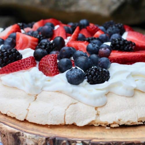 Berry Pavlova Dessert - Ever After in the Woods