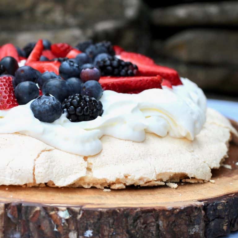 Berry Pavlova Dessert - Ever After in the Woods