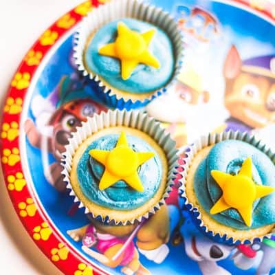 With Chase being our favorite dog character on the show. If you have a toddler, these Paw Patrol Cupcakes are exactly what you need to make the everyday special.