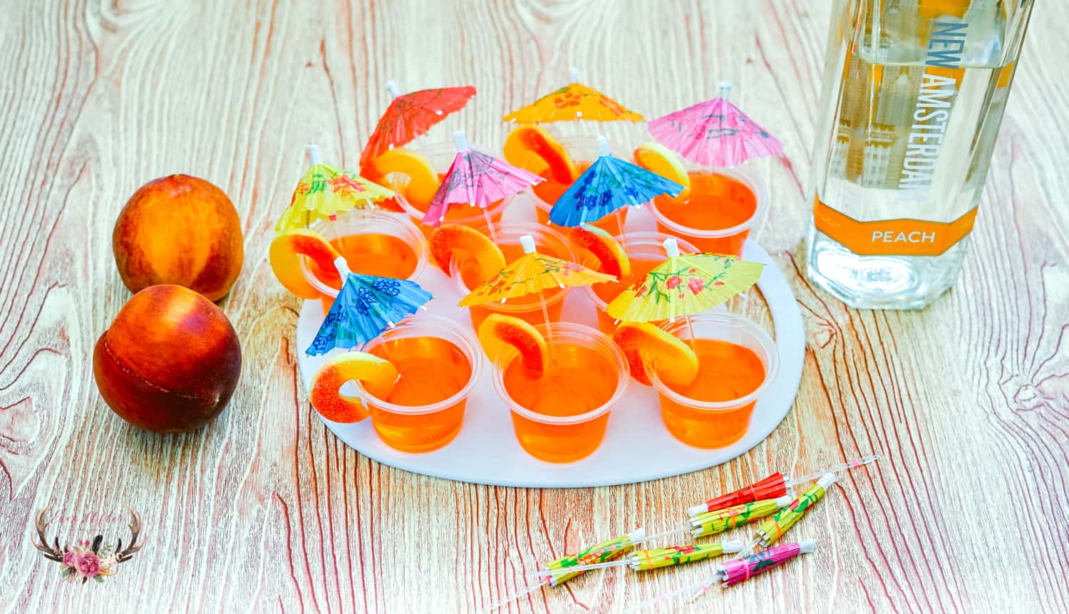 peach jello shots | summer cocktails