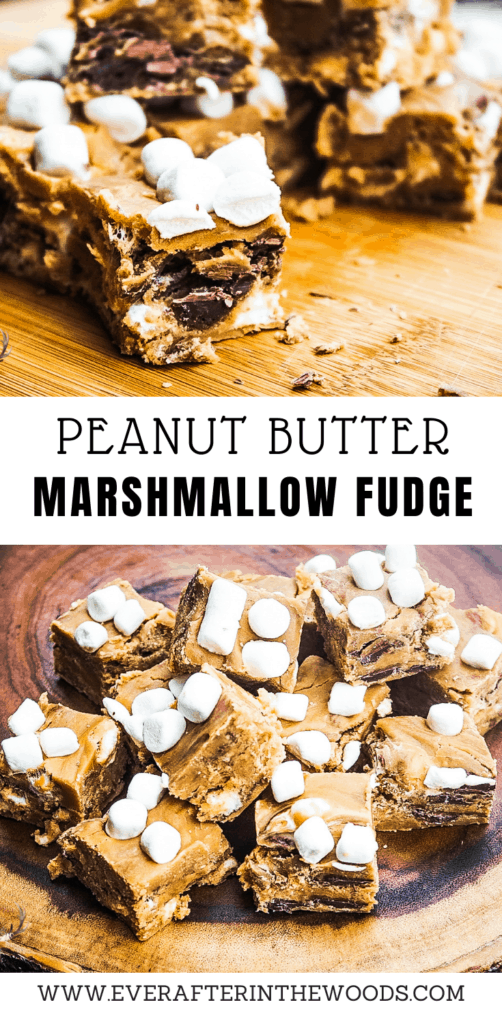 Peanut Butter Marshmallow Fudge - Ever After in the Woods