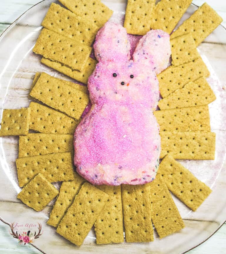 Easter Peeps Cheese Ball Dessert