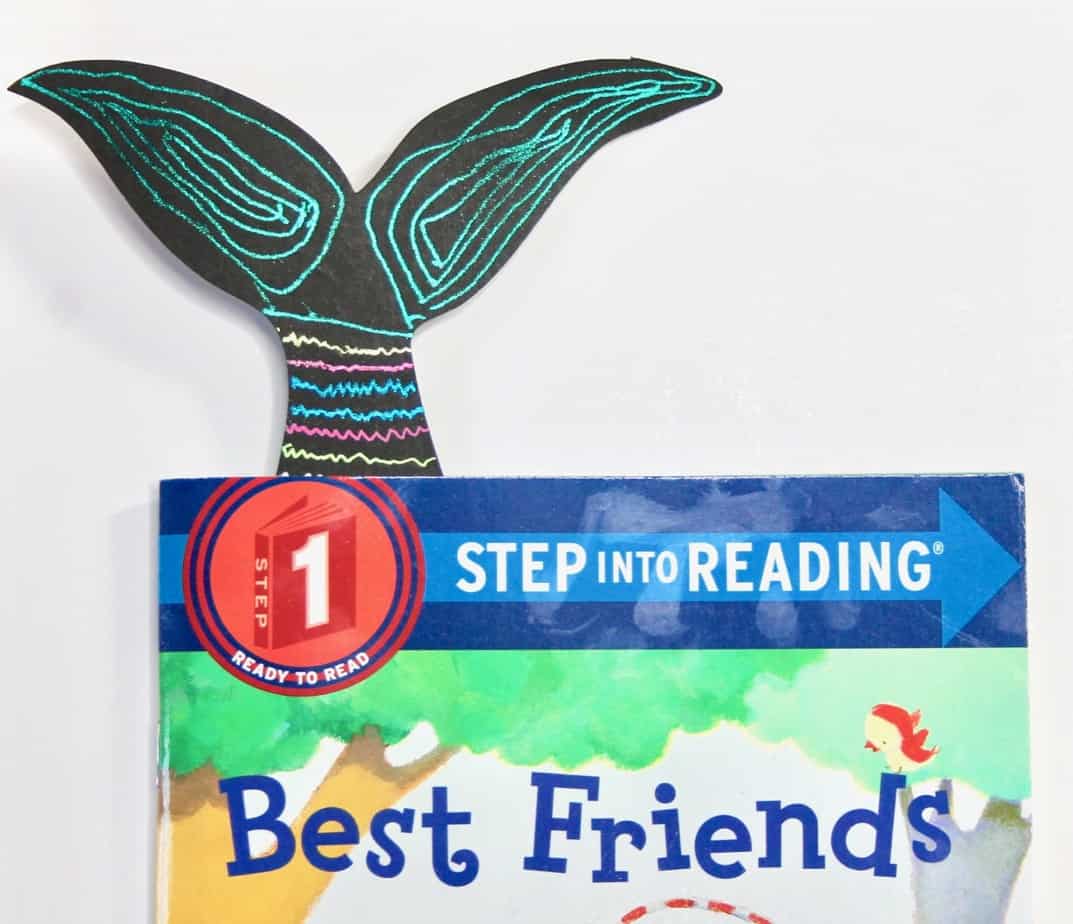 mermaid tail bookmark