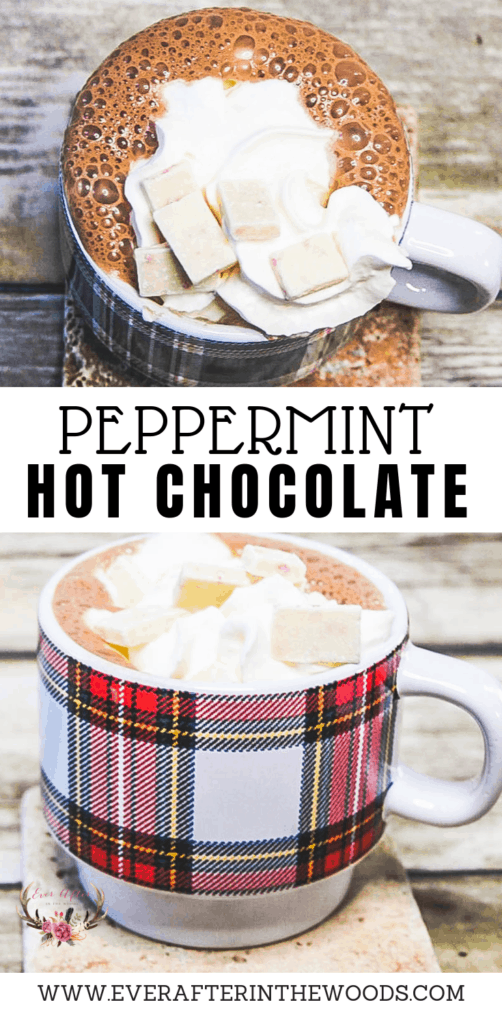 christmas peppermint hot chocolate