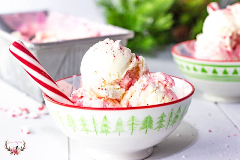 No Churn Peppermint Ice Cream