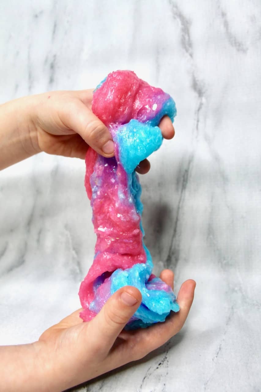 diy cotton candy slime