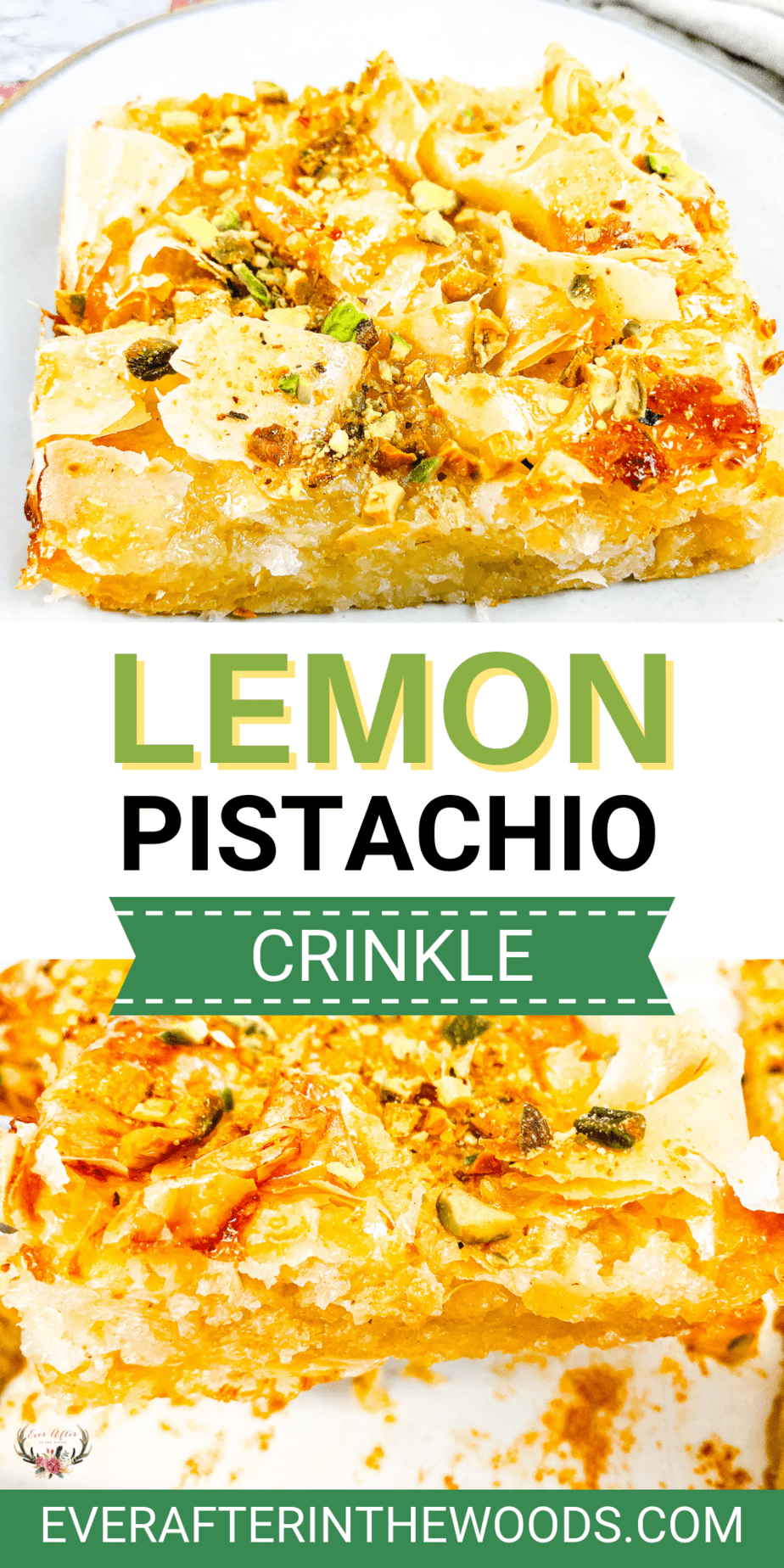 Lemon Pistachio Crinkle