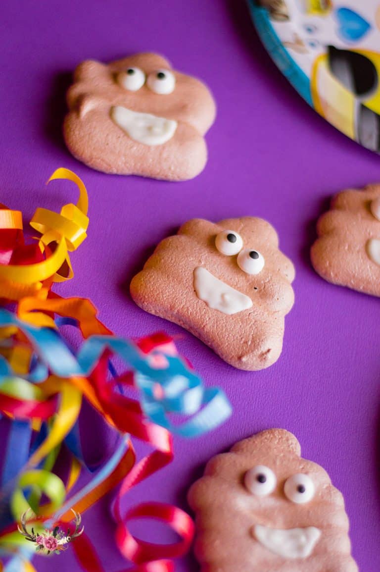 Poop Emoji Cookies Ever After in the Woods