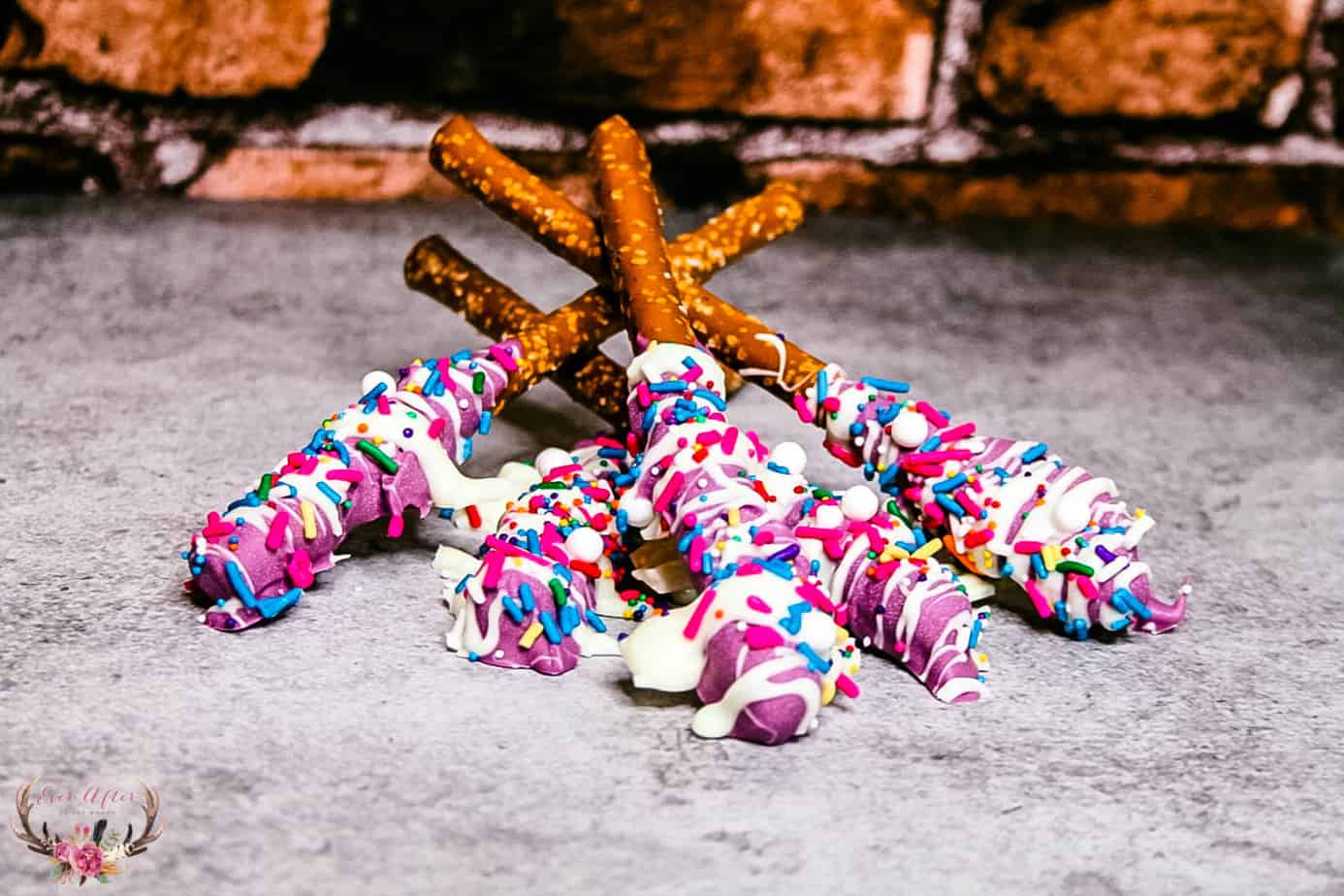 princess birthday party pretzels