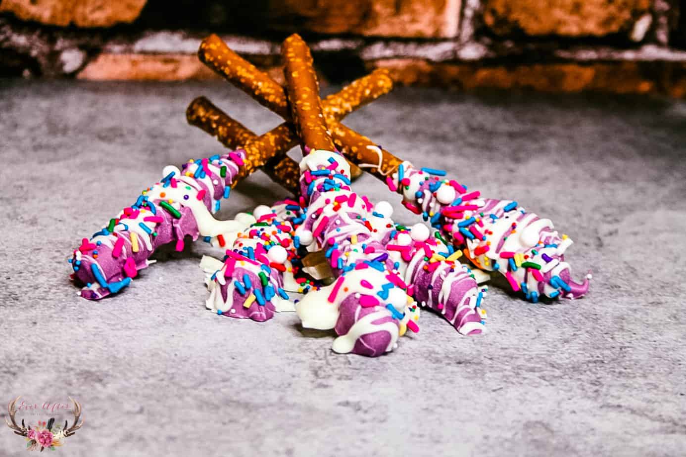 princess birthday party pretzels