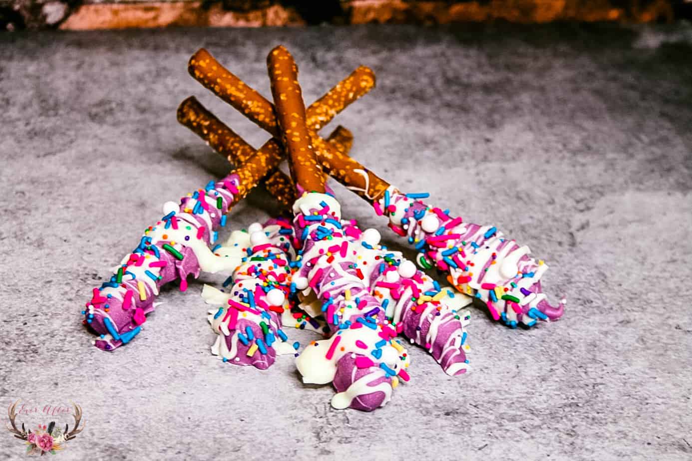 princess birthday party pretzels