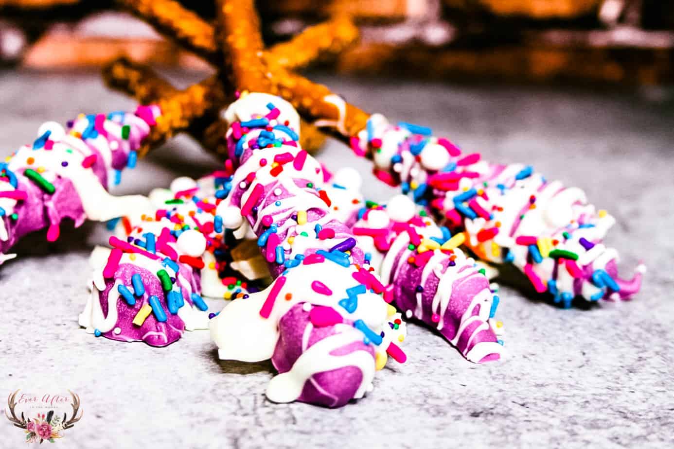 princess birthday party pretzels