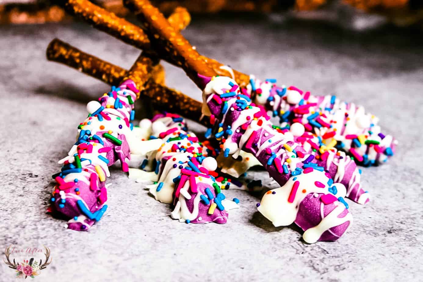 princess birthday party pretzels