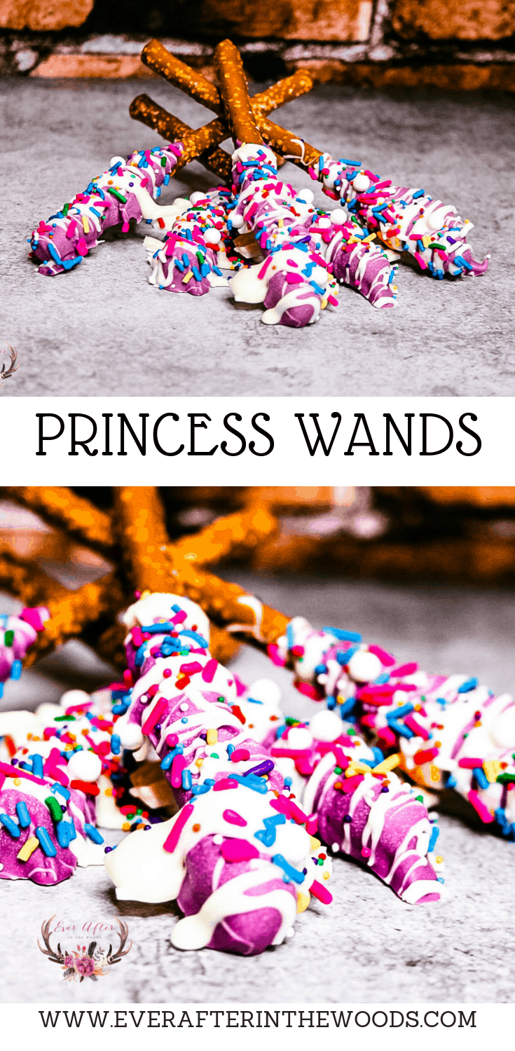 princess birthday party pretzels