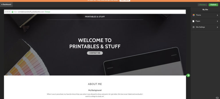 Easy Website Building with GoDaddy