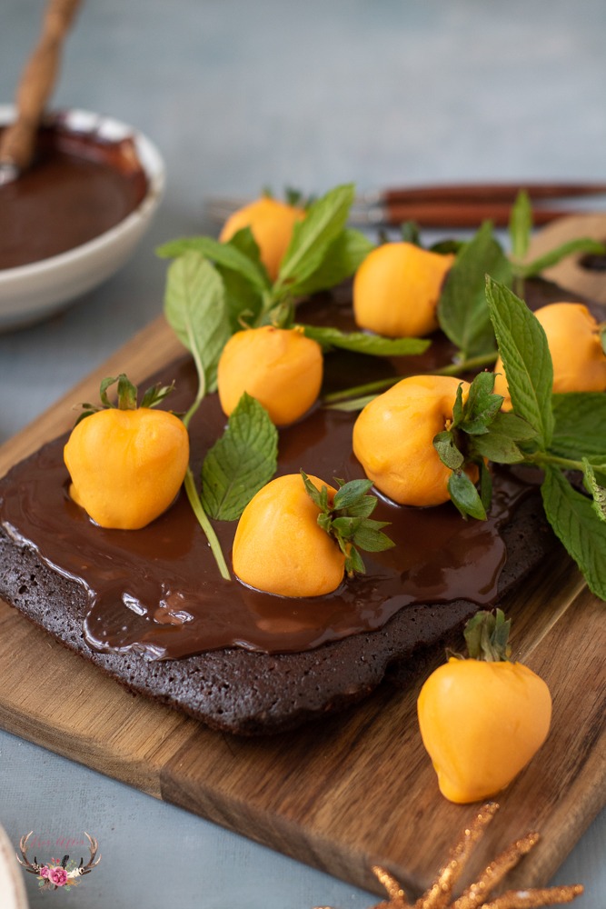 chocolate strawberry pumpkins