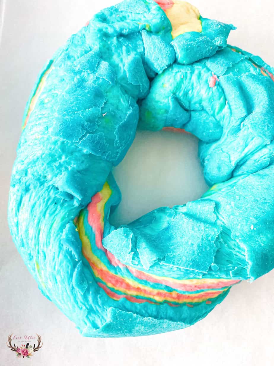 how to make rainbow | tie dye bagels