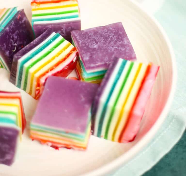 rainbow jello