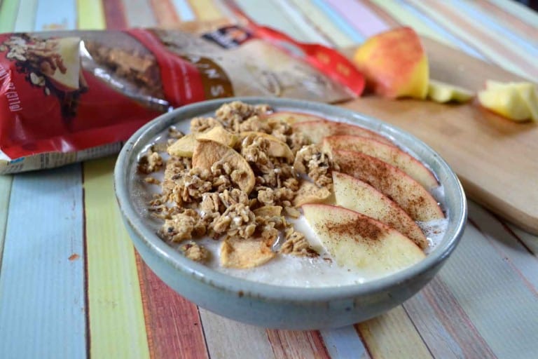 vanilla honey smoothie bowl
