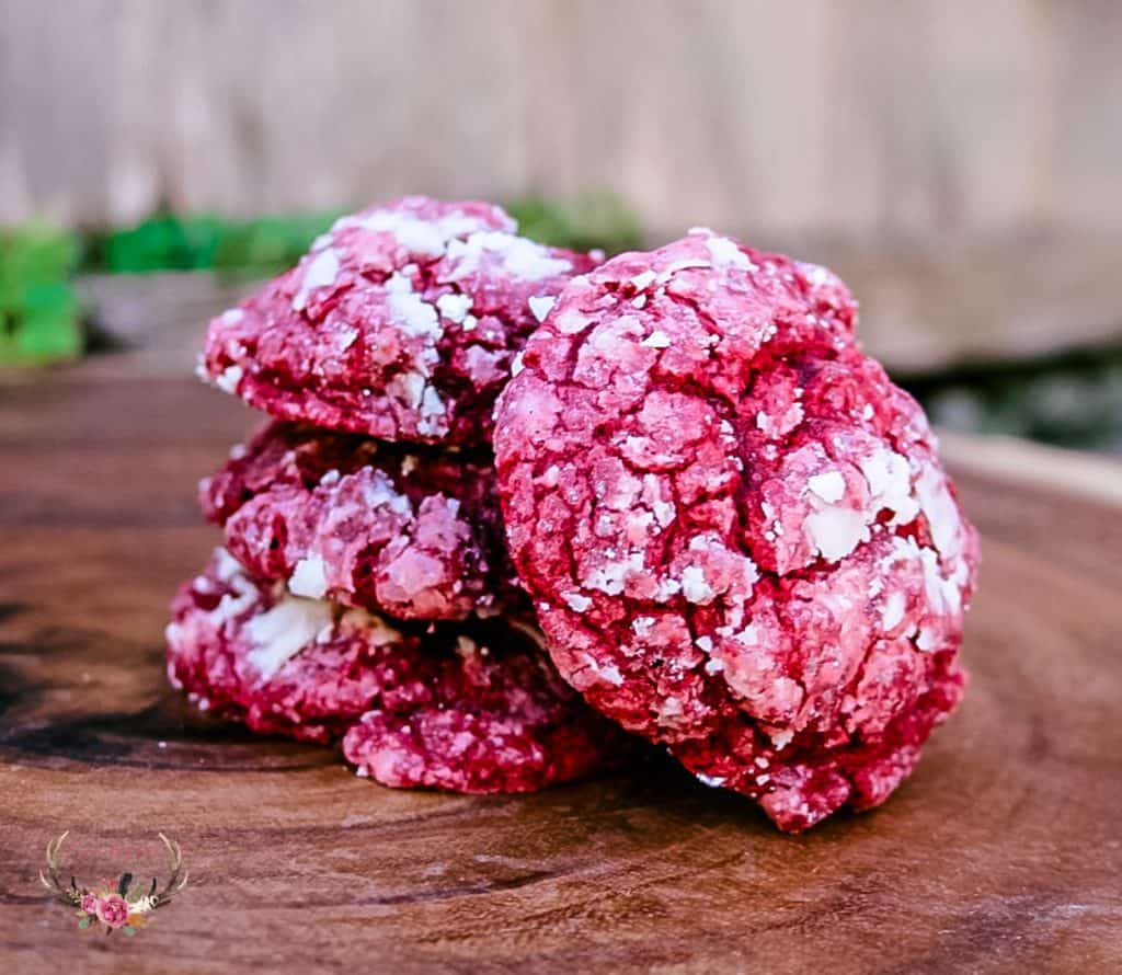 Red Velvet Cookies from a Cake Mix Ever After in the Woods