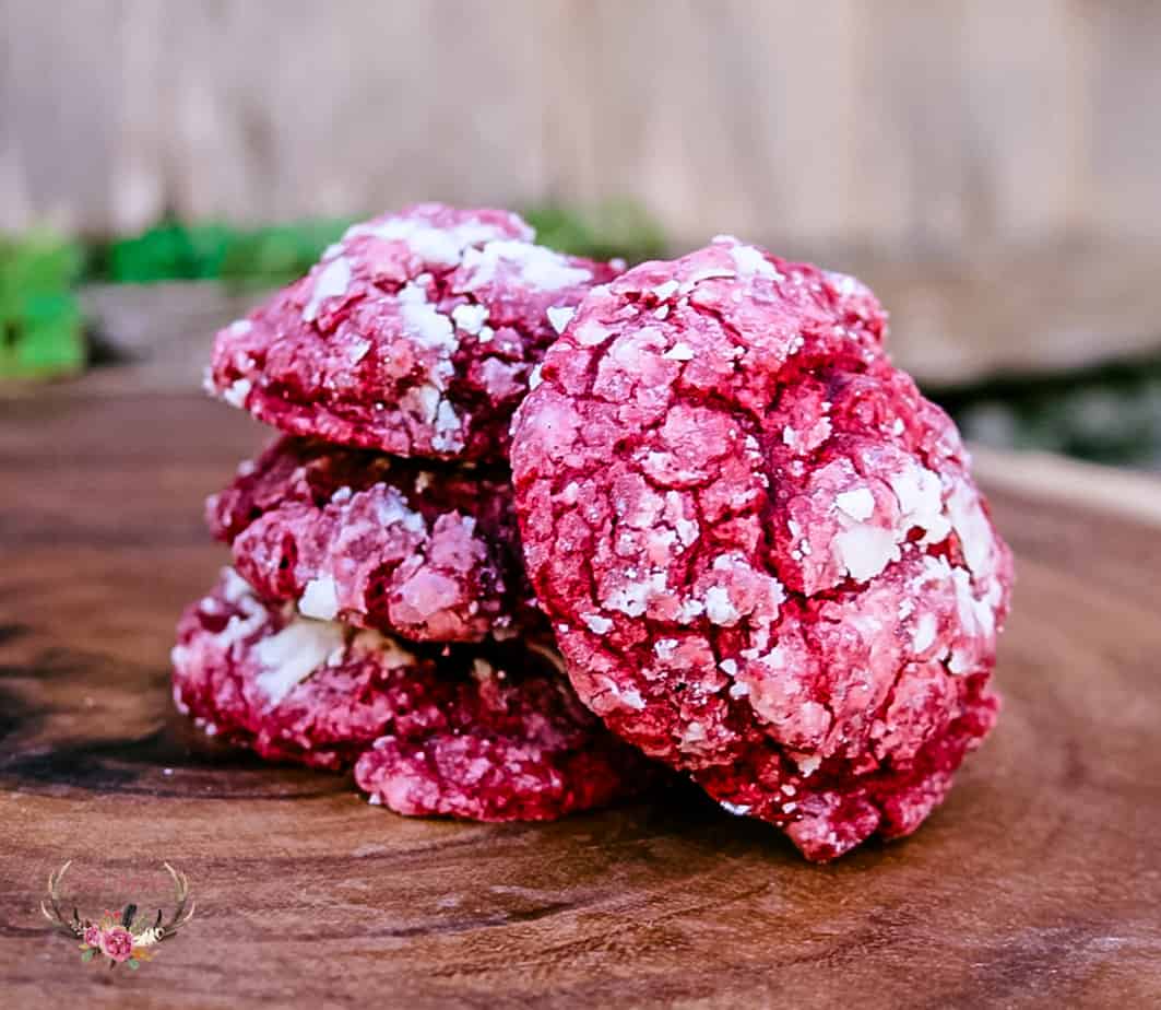 red velvet cookies from cake mix