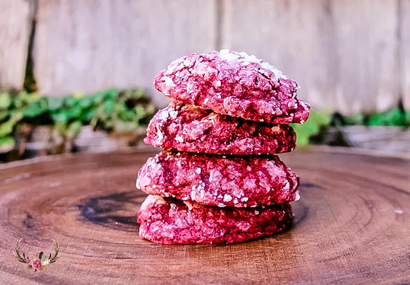 red velvet cookies cake mix