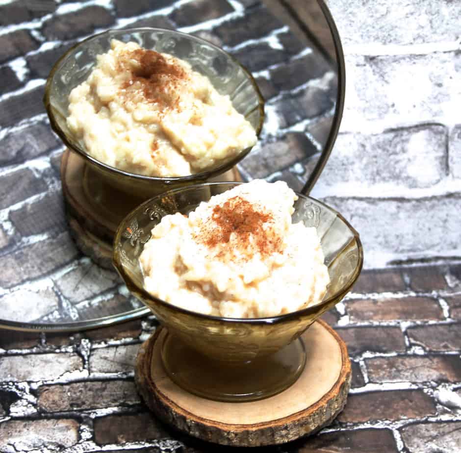 lighter version of rice pudding