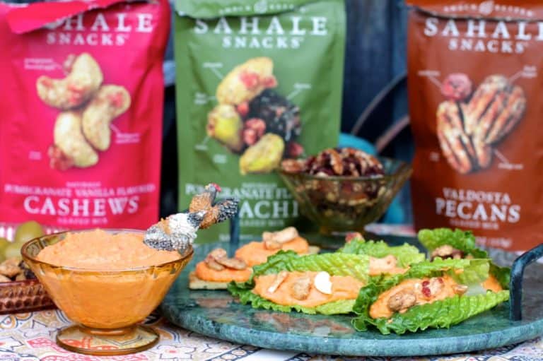 Easy Pimento Cheese Spread with Sahale Snacks