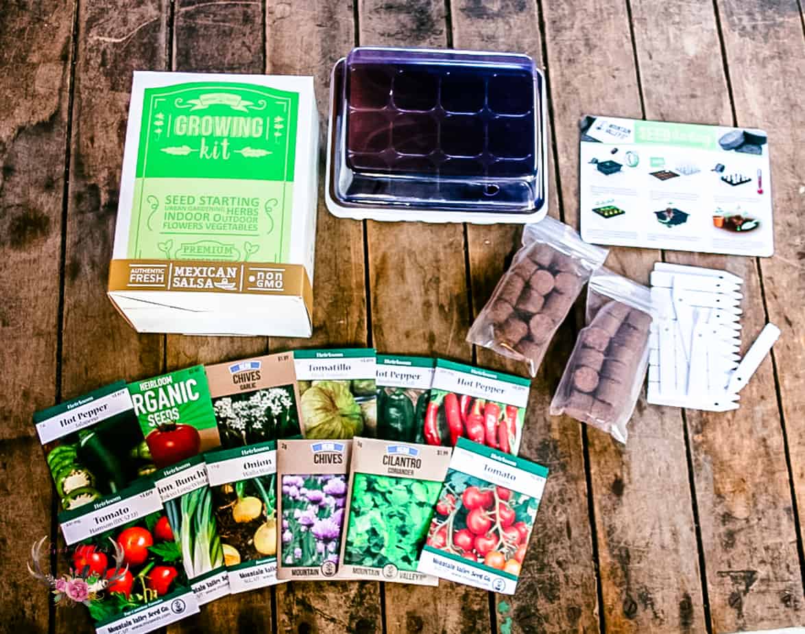 Mexican Salsa Vegetable Garden Starter Kit - Non-GMO Salsa Seeds