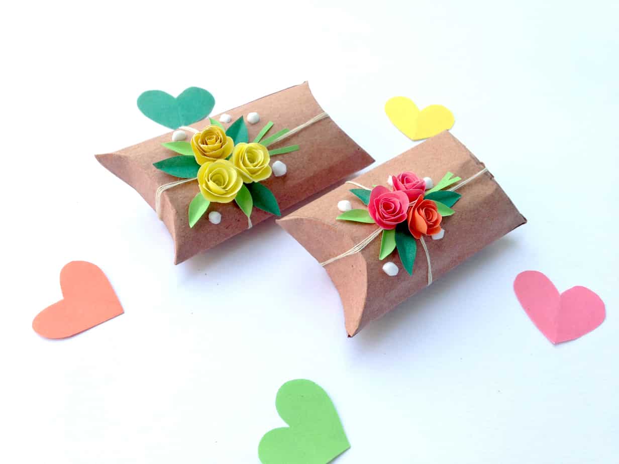 valentines day paper craft for kids or spring