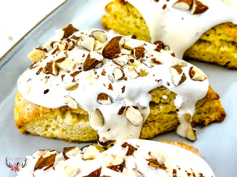 Homemade Scones with Nougat Topping
