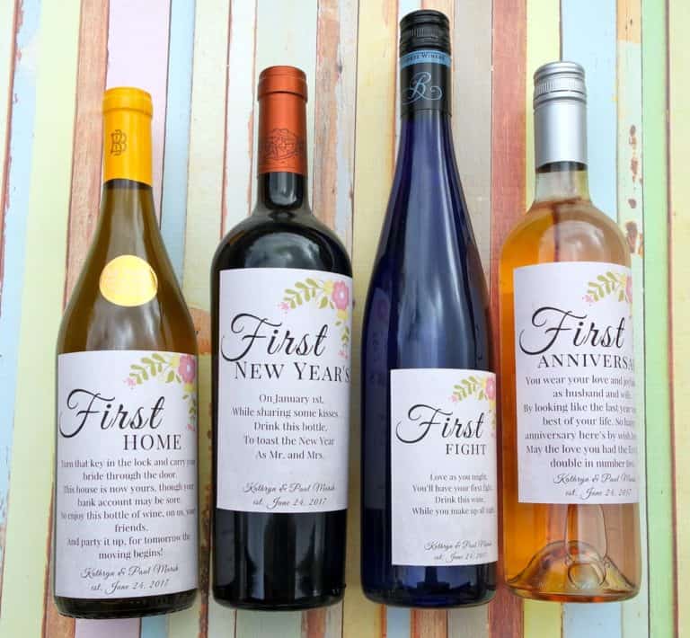 easy personalized wedding shower gift