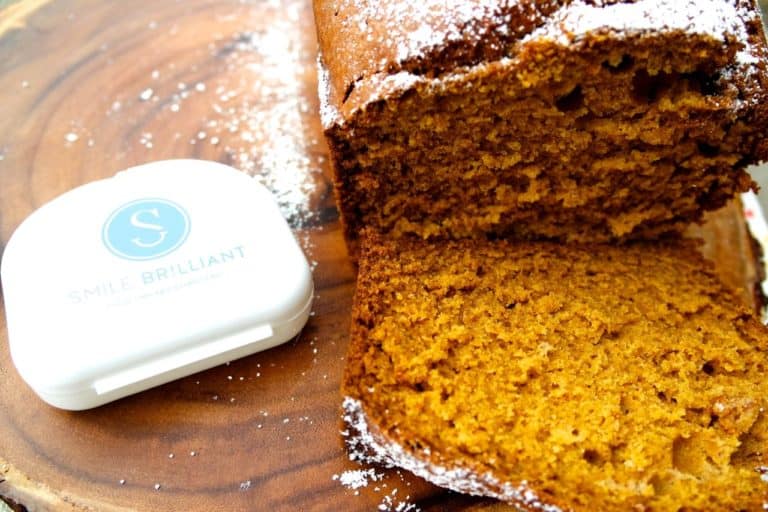 Home Teeth Whitening so Easy I made Pumpkin Bread!
