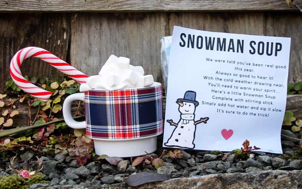 Snowman Soup Printable Ever After in the Woods