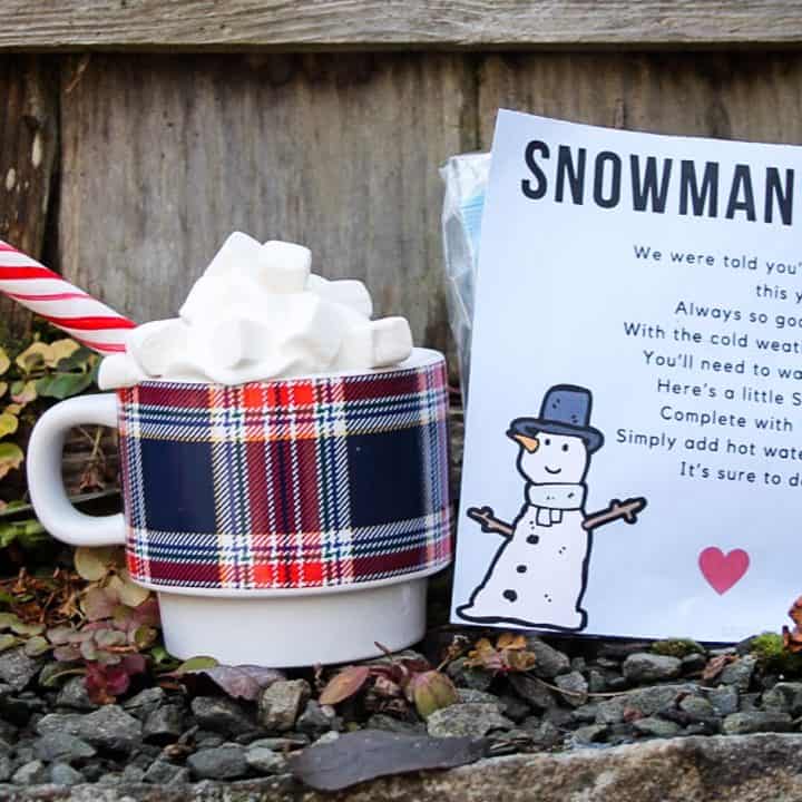 Snowman Soup Printable