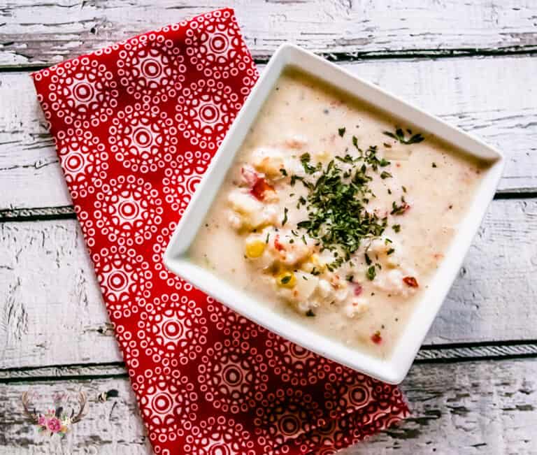 Corn & Shrimp Chowder with Enspice Cape Cod Seasoning Blend