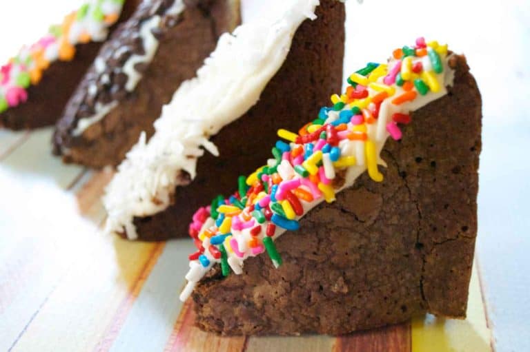 Sprinkled Brownie Bites