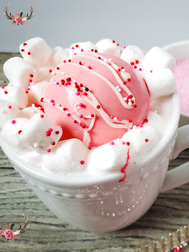 Strawberry Quick Hot Cocoa Recipe - Ever After in the Woods