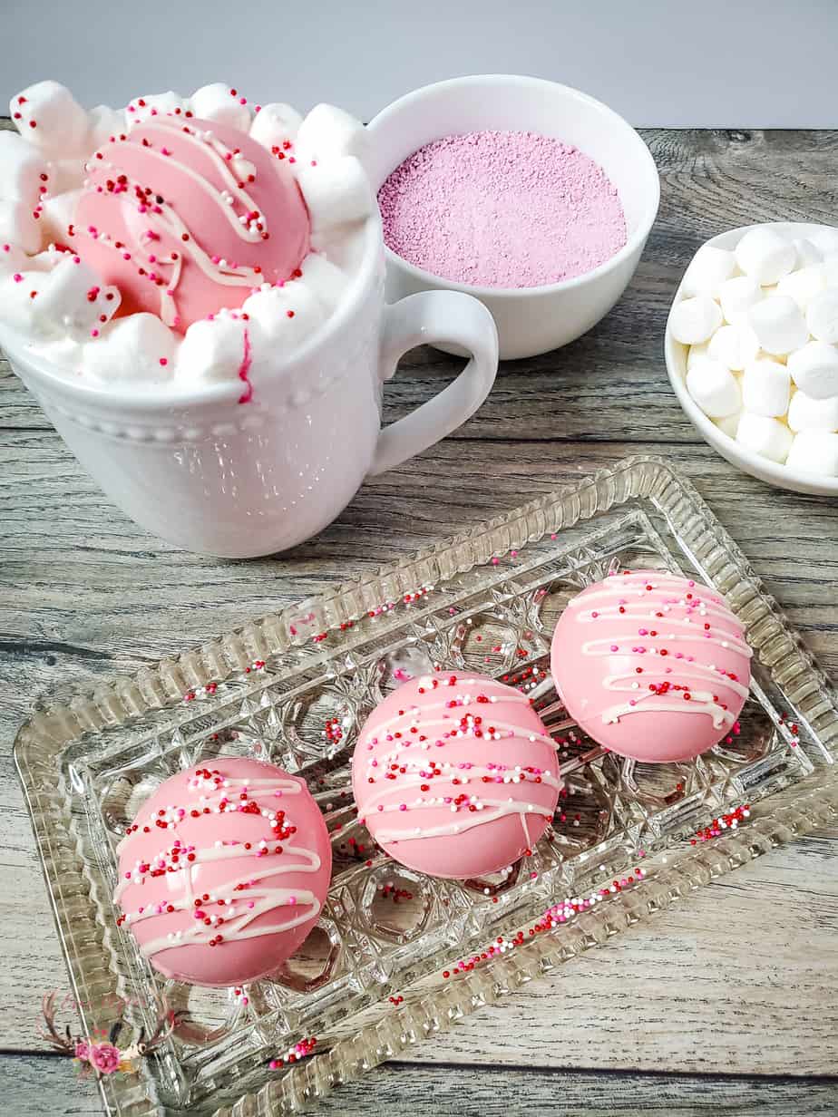 How to make Strawberry Pink Hot Chocolate for Valentine's Day