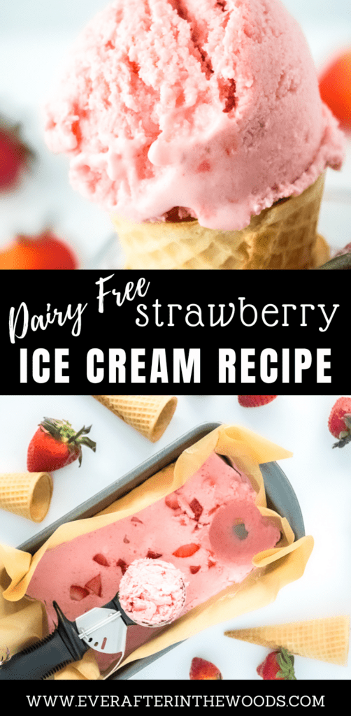 dairy free strawberry ice cream