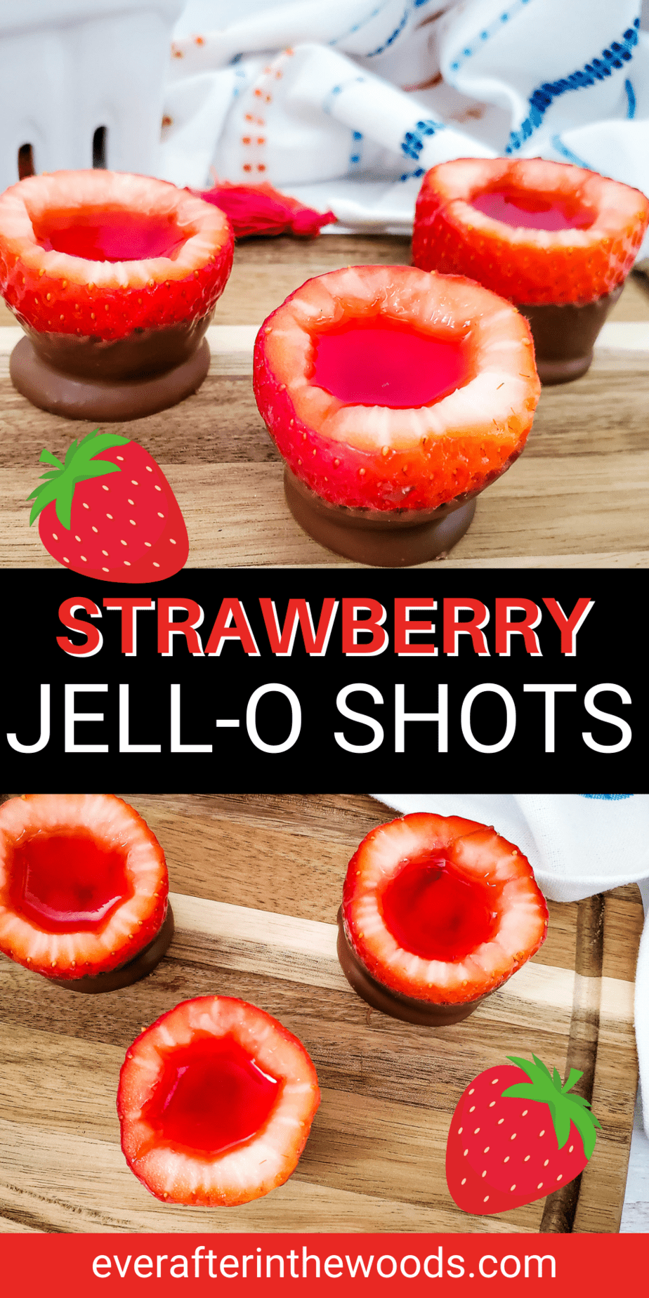 strawberry jello shots